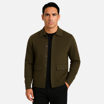 Men's Wool Jacket - Comfortable Lightweight Jacket