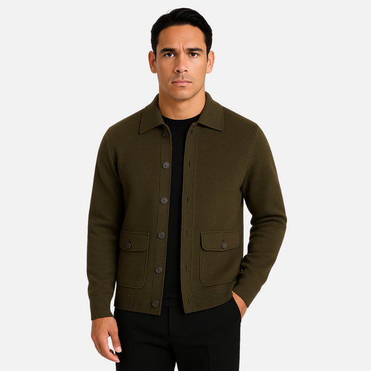 Men's Wool Jacket - Comfortable Lightweight Jacket