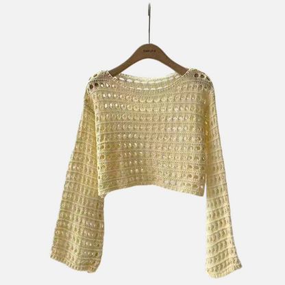 Women’s Knitted Breathable Crop Top