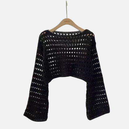 Women’s Knitted Breathable Crop Top