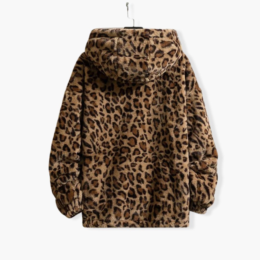 Women’s Warm Leopard Print Jacket