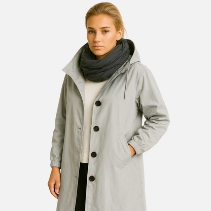 Women’s Waterproof Trench Coat - Long Jacket