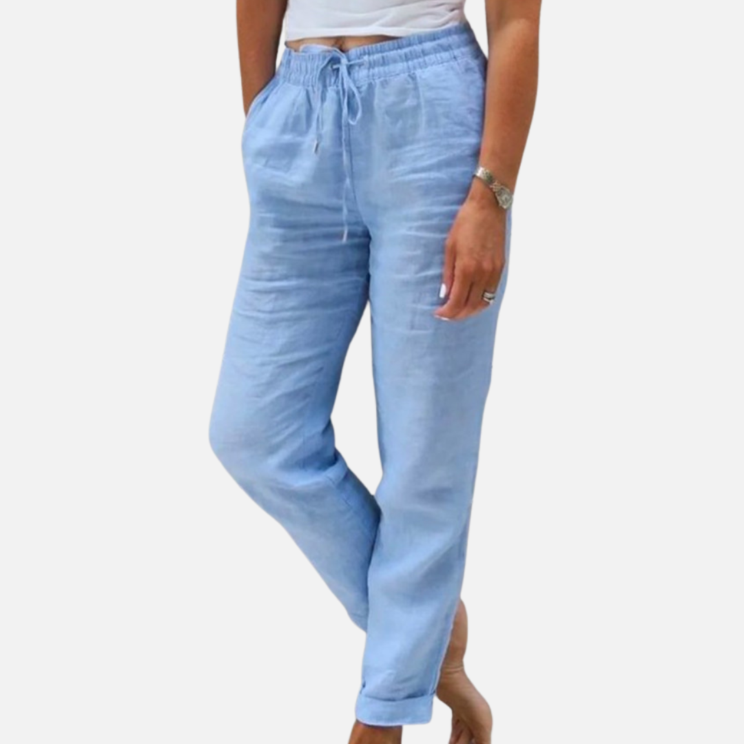Women's Long Linen Summer Pants