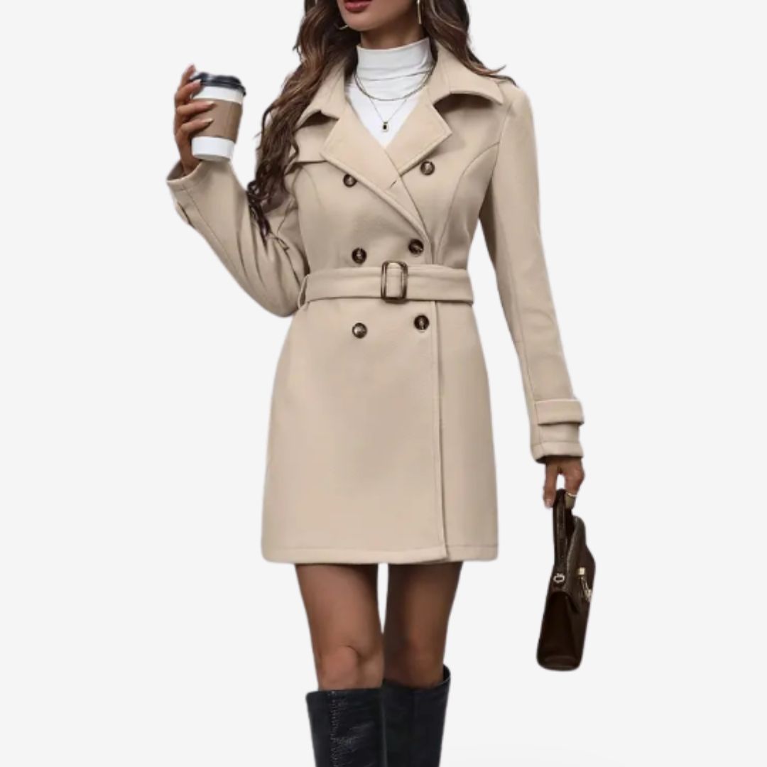 Women's Long Warm Vintage Coat Jacket