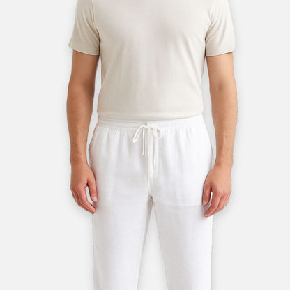 Men’s Old Money Trousers - Linen Pants