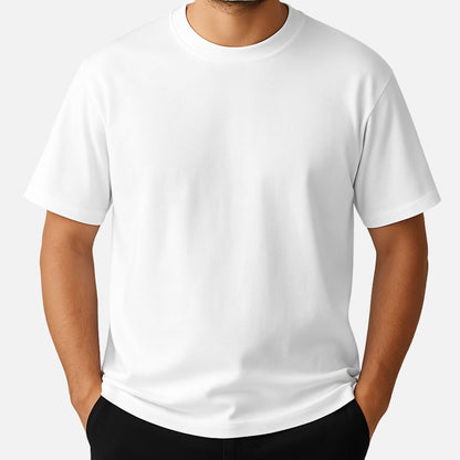 Men's Basic Wide T-Shirt - Loose Fit T-Shirt