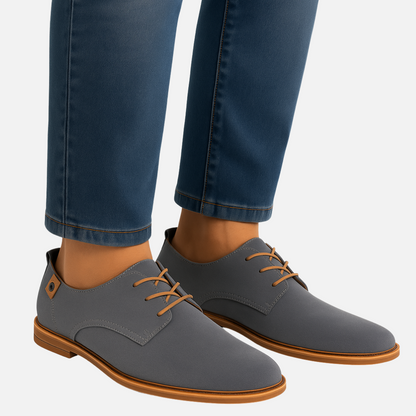 Men’s Suede Dress Shoes – Smart Formal Loafers with Laces