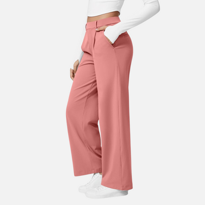 Women's Wide-Leg Trousers - Flaired Trousers