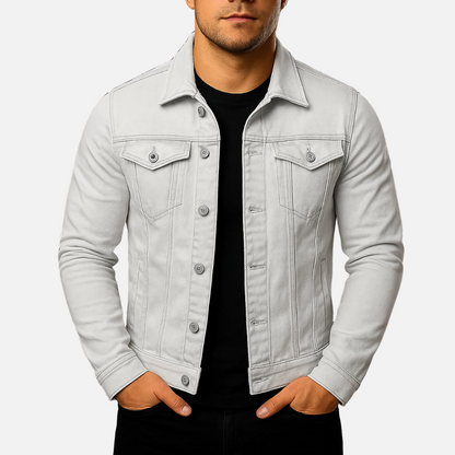 Men’s Classic Denim Jacket – Denim Casual Jacket