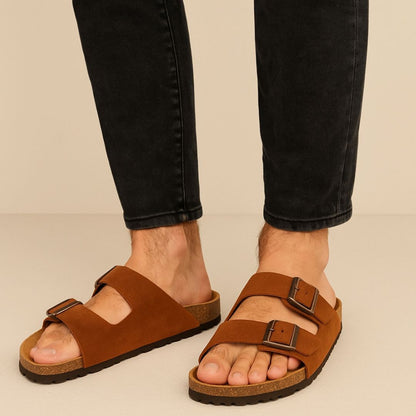 Men's Orthopedic Sandals - Adjustable Strap Slippers