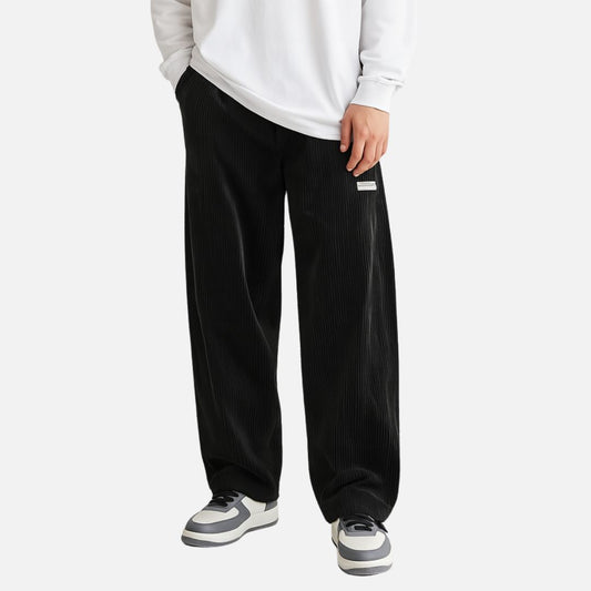 Men’s Corduroy Trousers - Wide-Leg Vintage Pants