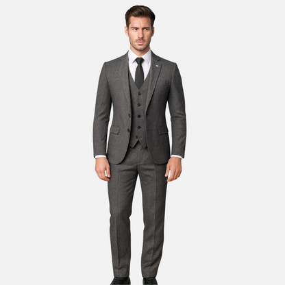 3-Piece Suit for Men – Tailored Blazer, Waistcoat & Trousers Set