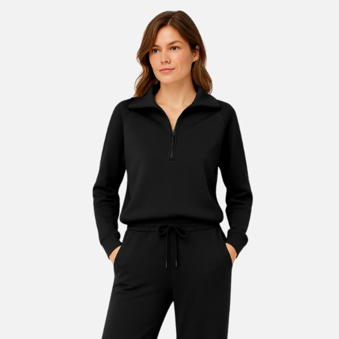 Women’s Two-Piece Outfit Set – Matching Jacket & Trousers Wide-Fit