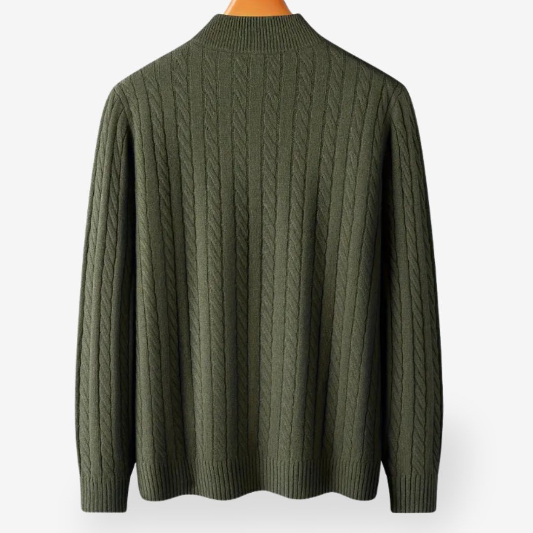 Men's Cashmere Half-Zip Sweater Halfzipper