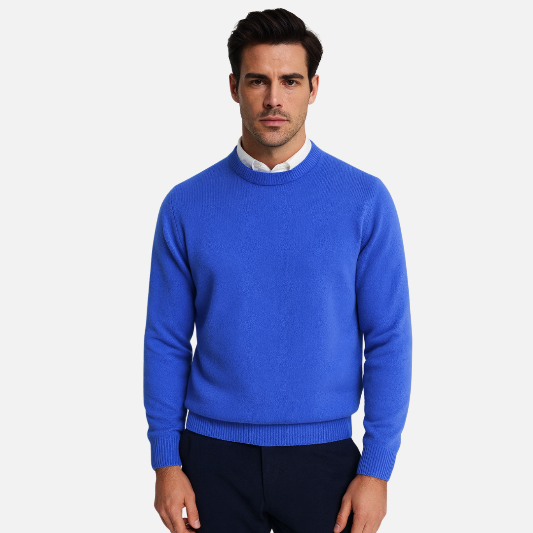 Men’s Cashmere Sweater – Luxury Smart Knitwear