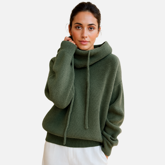 Women's Elegant Oversized Hoodie - Warm Hoodie