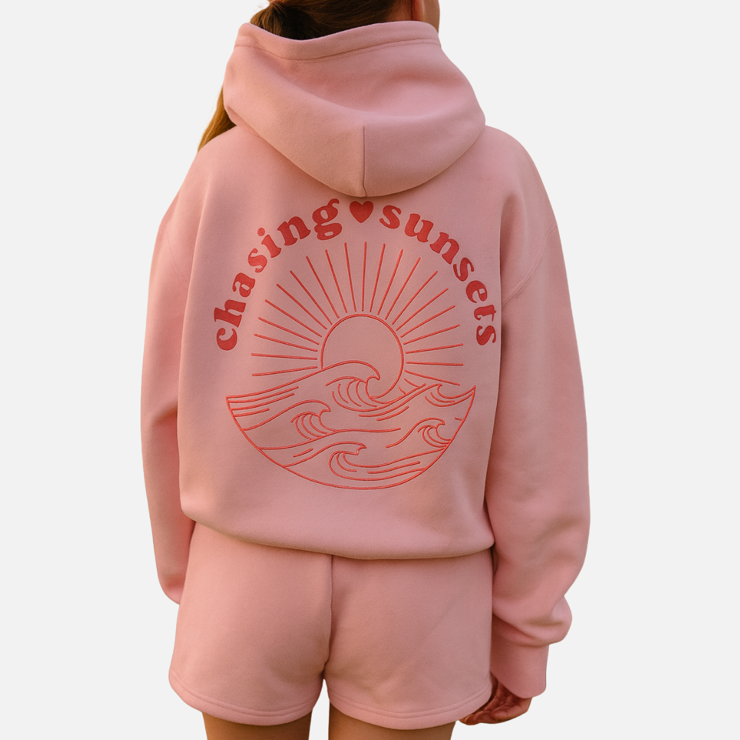 Women’s Oversized Cotton Hoodie – Casual Graphic Hoodie