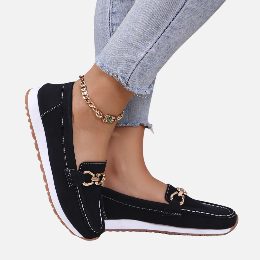 Women's Orthopedic Slip-On Shoes - Comfortable Flats