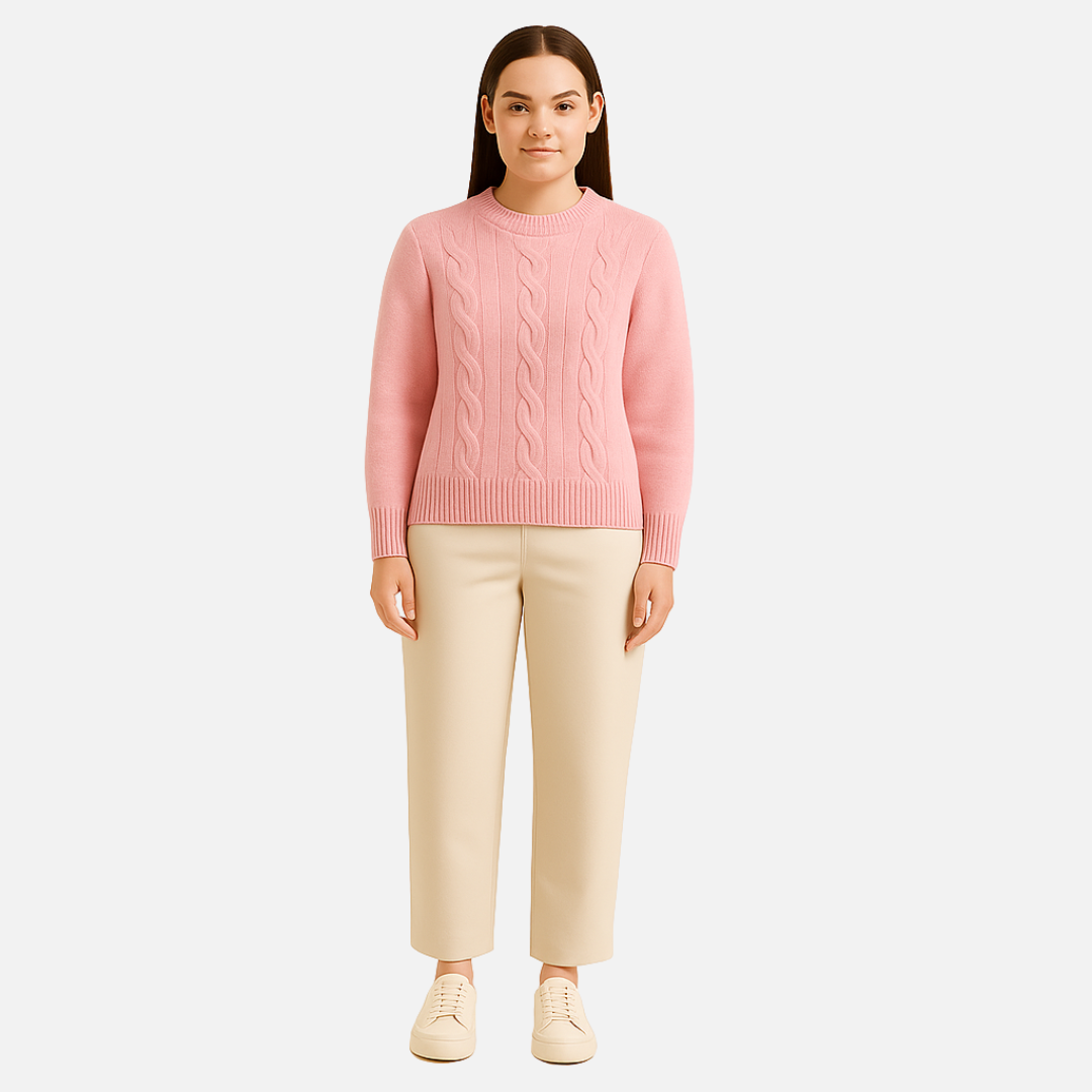 Women's Knitted Sweater - Cozy Pullover