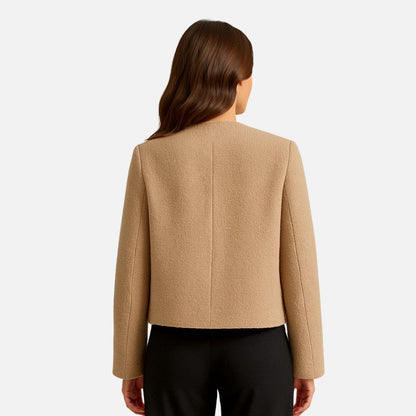 Women's Teddy Fleece Jacket - Cozy Buttoned Jacket