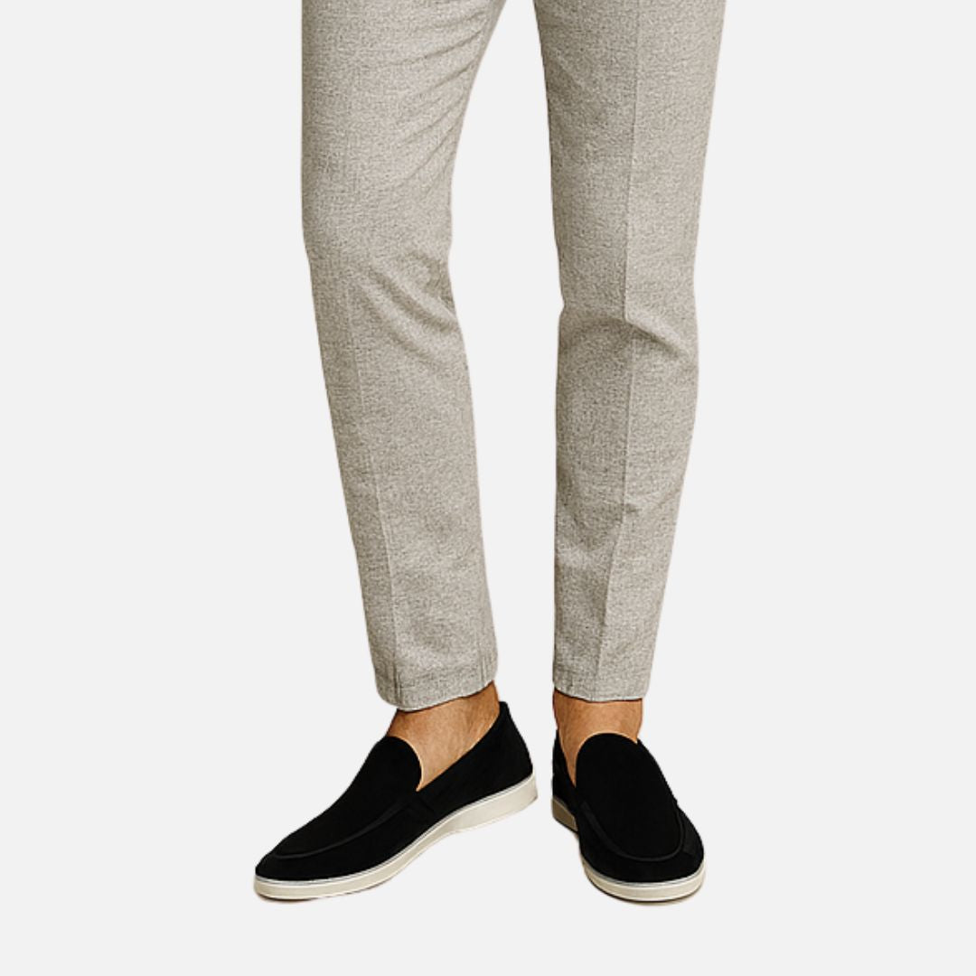 Men’s Suede Loafers – Smart Casual Slip-On Shoes