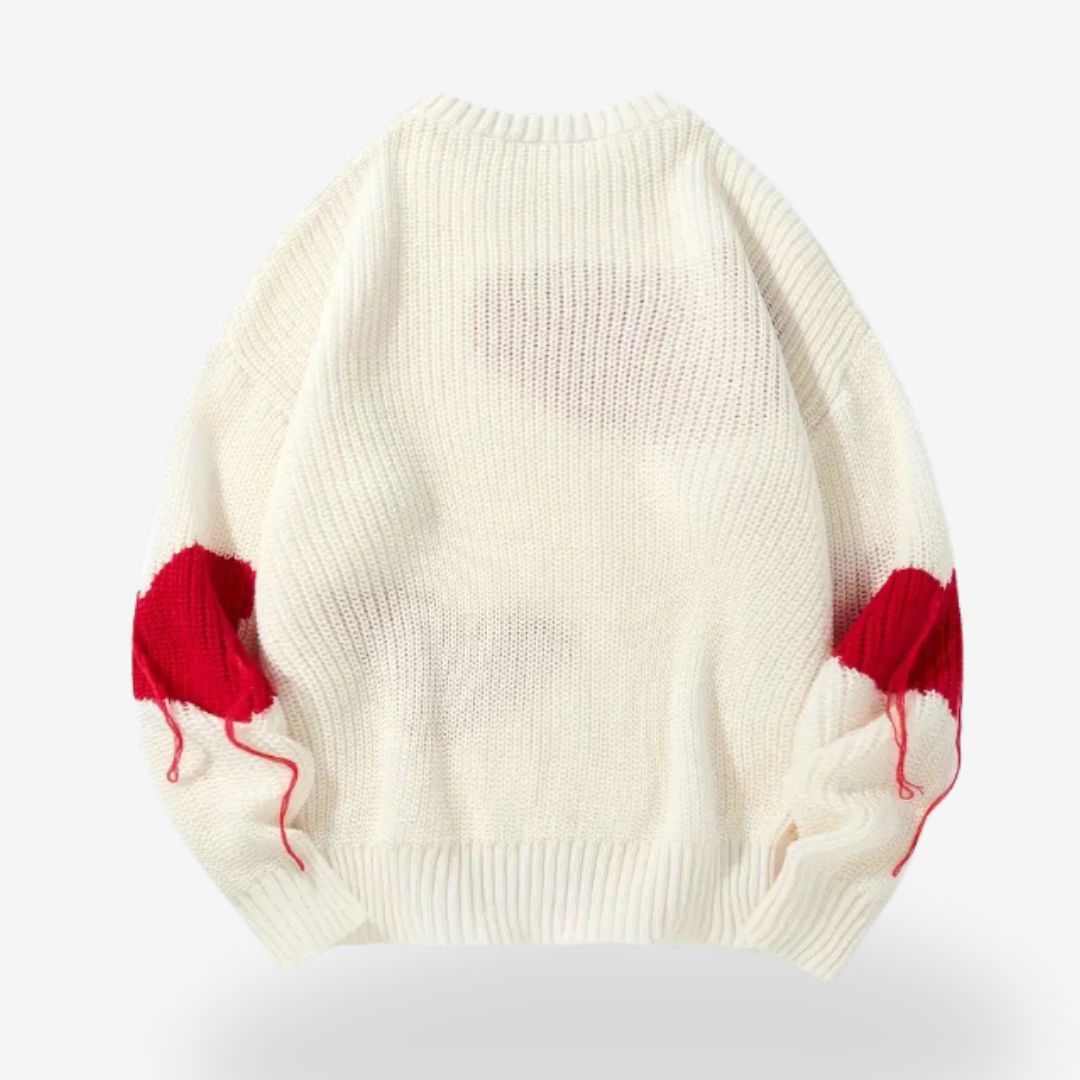 Women's Love Heart Knit Sweater