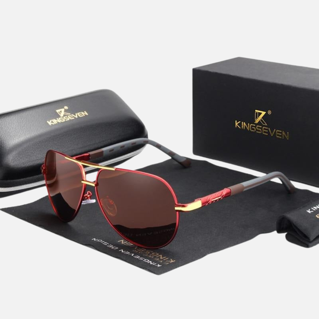 Men’s Polarized Sunglasses - Lightweight Pilot Sunglasses