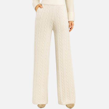 Women's 3-Pieces Outfit Set – Warm Matching Beige Outfit