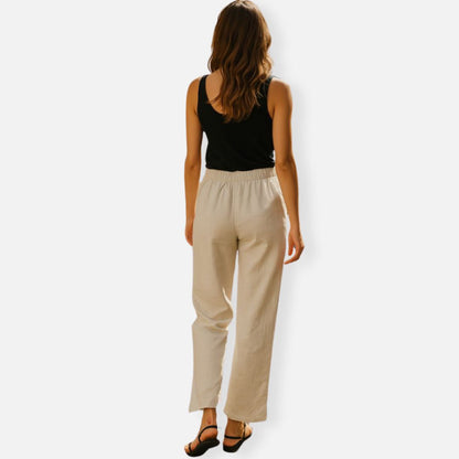 Women’s Long Linen Trousers