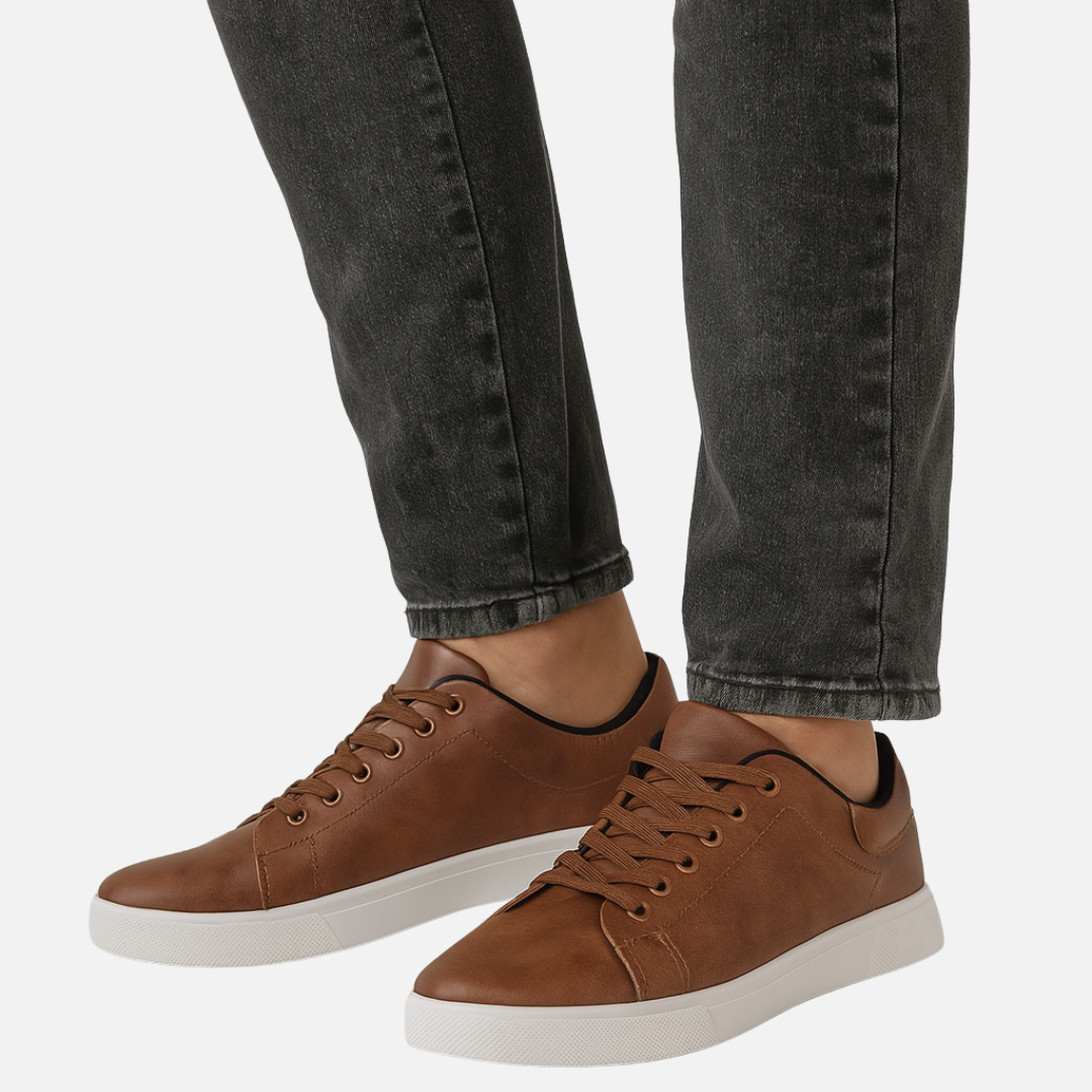 Men’s Classic Faux Leather Shoes - Stylish Smart Casual Shoes