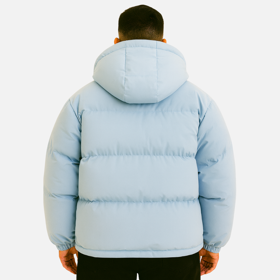 Men’s Casual Hooded Puffer Jacket – Comfortable Everyday Outerwear