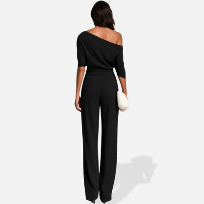 Women’s Elegant Short Sleeve Jumpsuit