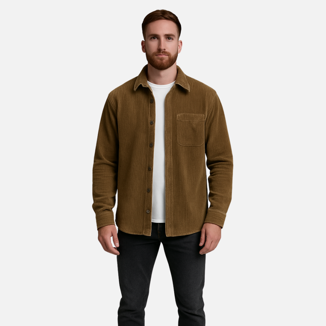 Men's Corduroy Jacket - Summer Jacket Soft Corduroy