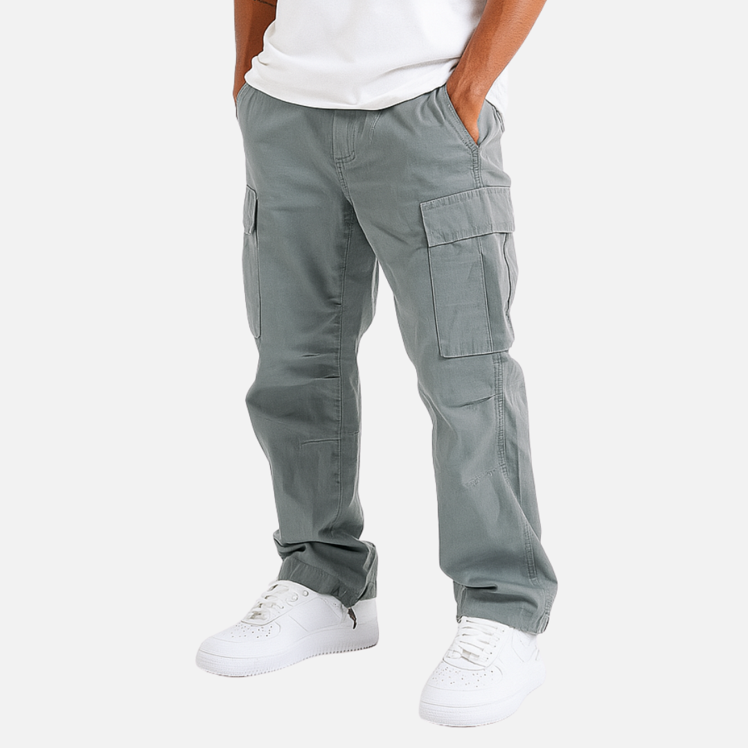 Men’s Cargo Pants - Wide-Leg Trousers