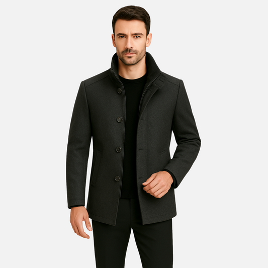 Men’s Luxury Tailored Coat – Elegant Trench Coat Jacket