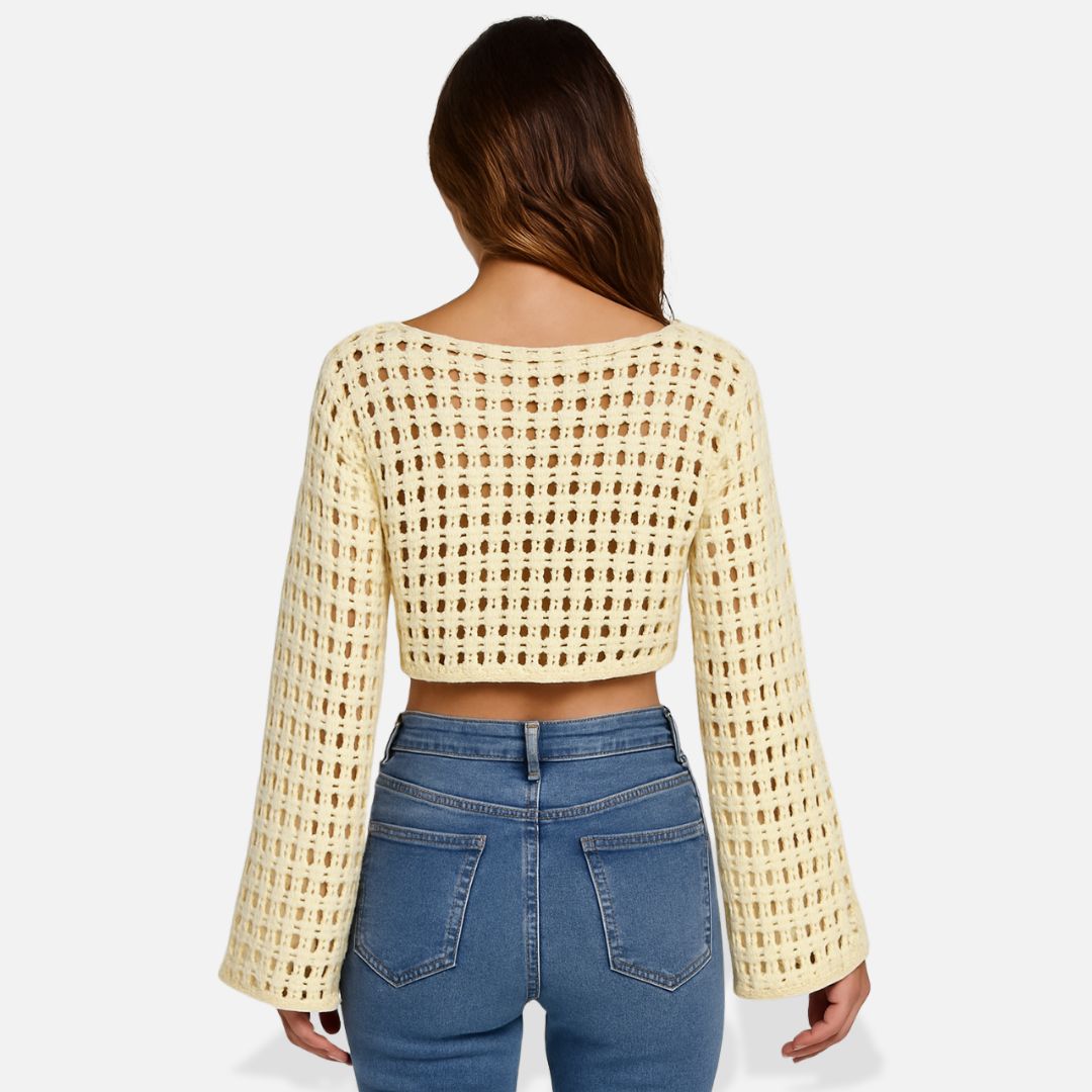 Women’s Knitted Breathable Crop Top