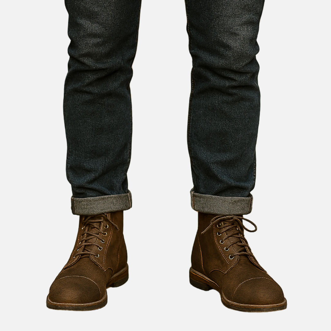 Men’s Leather Boots - Classic Smart Heeled Boots