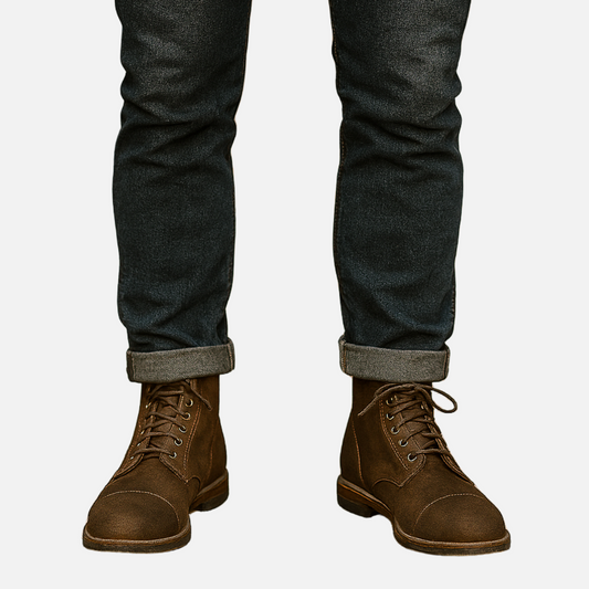 Men’s Leather Boots - Classic Smart Heeled Boots