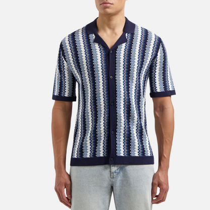 Men's Short Sleeve Knitted Shirt