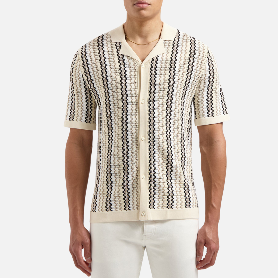 Men's Short Sleeve Knitted Shirt