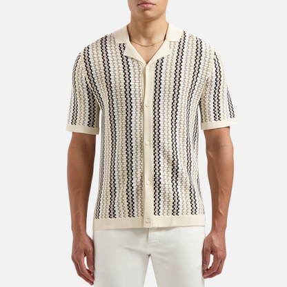 Men's Short Sleeve Knitted Shirt