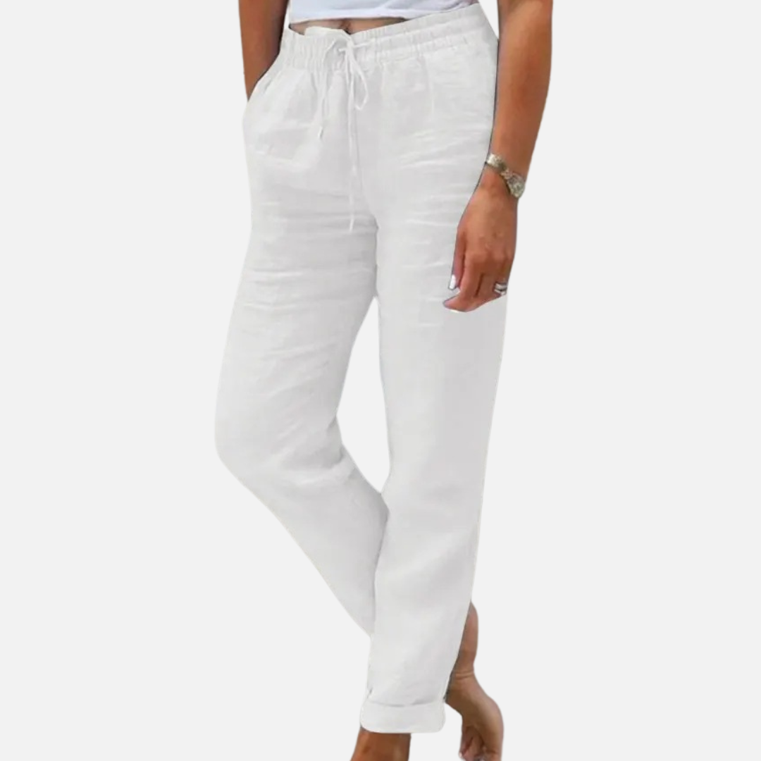 Women's Long Linen Summer Pants