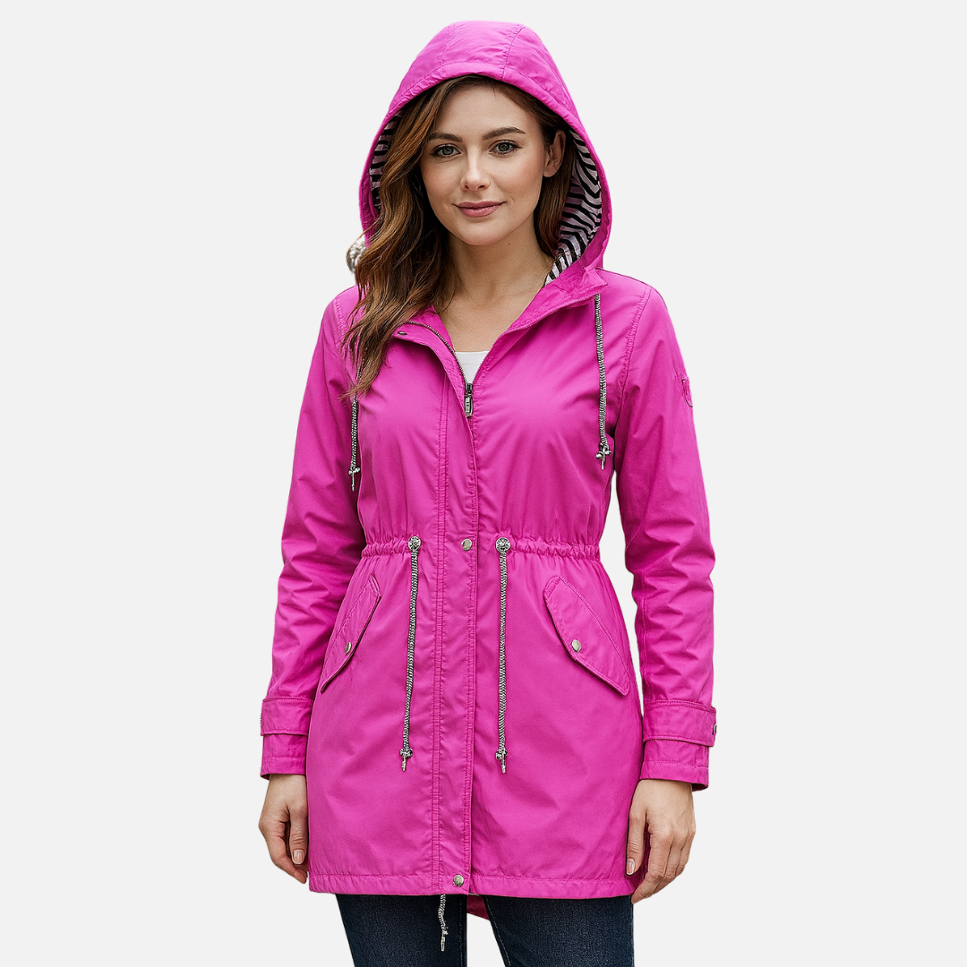 Women's Waterproof Jacket - Hooded Parka