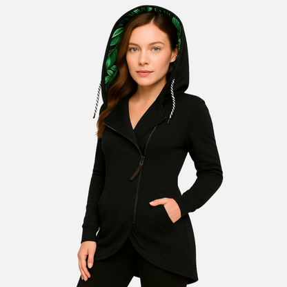 Women’s Tailored Jacket – Warm & Hooded Puffer Coat for Cold Weather
