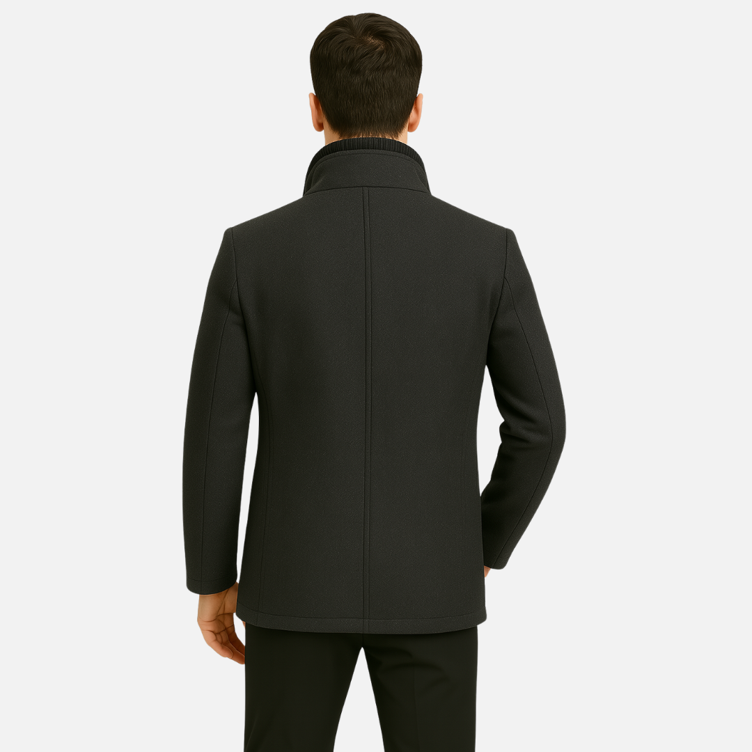 Men’s Luxury Tailored Coat – Elegant Trench Coat Jacket