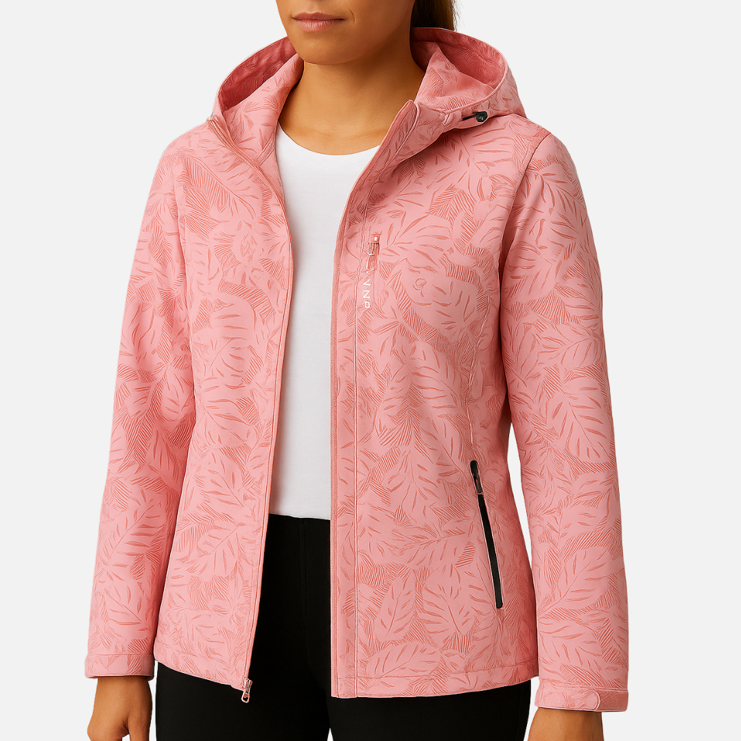 Women’s Hooded Jacket – Waterproof & Windproof Lightweight Outdoor Coat