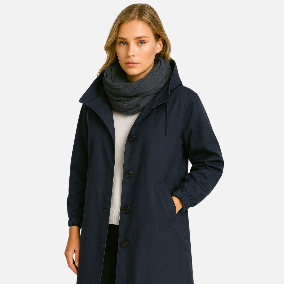 Women’s Waterproof Trench Coat - Long Jacket