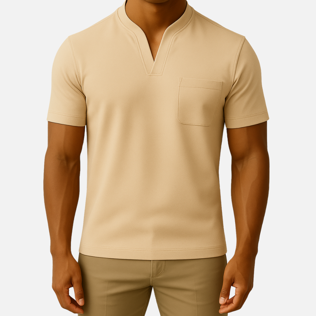 Men's Elegant & Casual Polo Shirt - Short Sleeve Polo