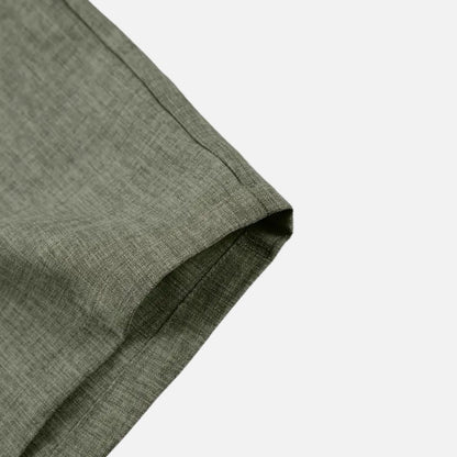 Men’s Linen Set - Short Sleeve Shirt and Shorts