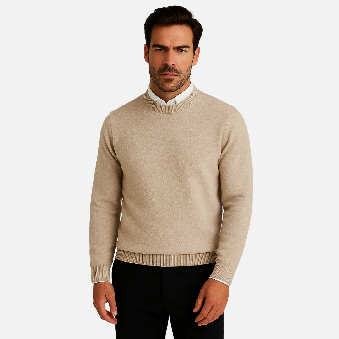 Men’s Cashmere Sweater – Luxury Smart Knitwear